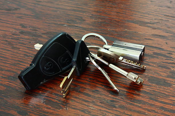 home keys on table